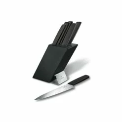 Gazebo Parts Direct Sales Store 38 Bloc Couteaux De Cuisine Victorinox Swiss Modern Noir - 6 Pièces
