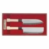 Coffret 2 Couteaux Japonais - Santoku Et Nakiri