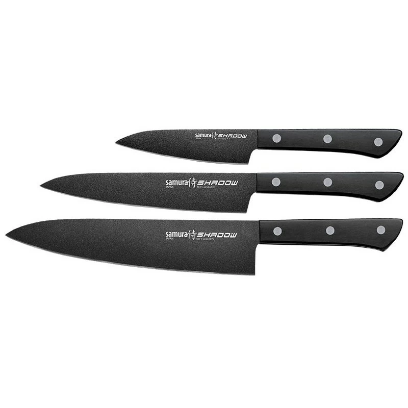 Coffret 3 Couteaux Shadow - Samura 1 Coffret 3 Couteaux Shadow - Samura