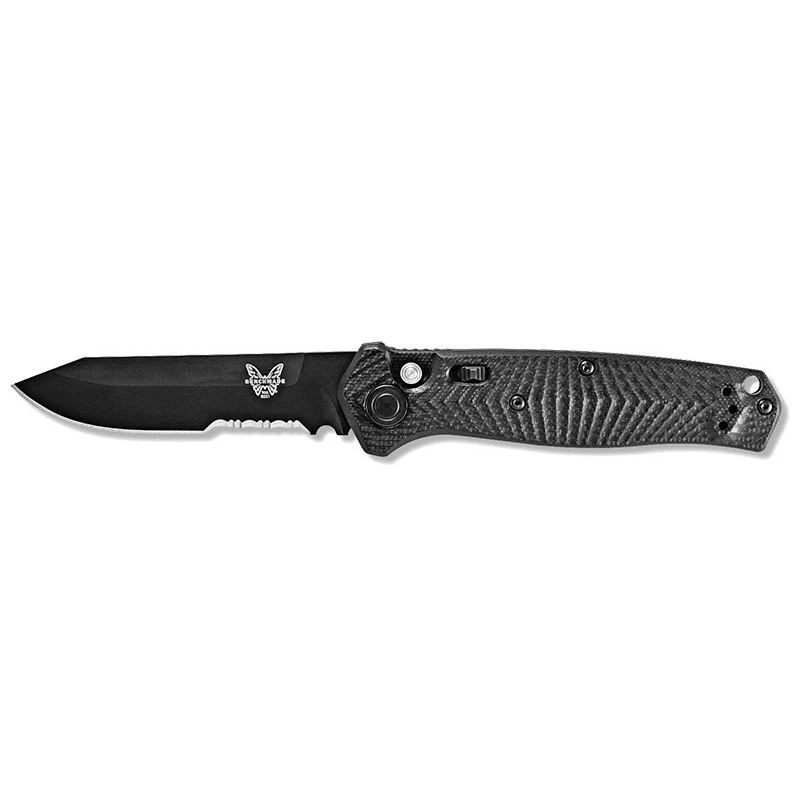 Couteau Automatique Benchmade Mediator 8551SBK - Lame Mixte 1 Couteau Automatique Benchmade Mediator 8551SBK - Lame Mixte
