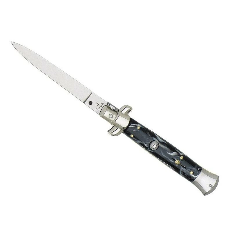 Couteau Automatique Façon Corne Manche 18 Cm - 2133 1 Couteau Automatique Façon Corne Manche 18 Cm - 2133