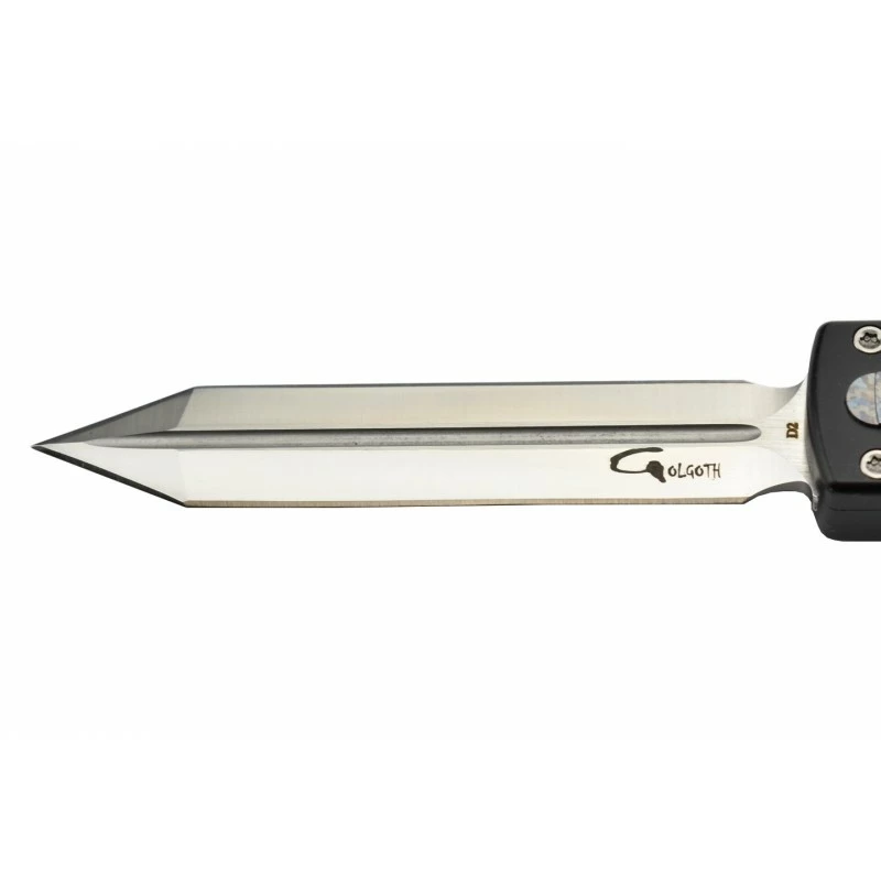 Couteau Automatique OTF Golgoth G12G+ Glaive Crazy D2/alu Noir 6 Couteau Automatique OTF Golgoth G12G+ Glaive Crazy D2/alu Noir – Image 6