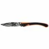 Couteau C63 Aigle Lug G10 Noir Orange Black Titanium