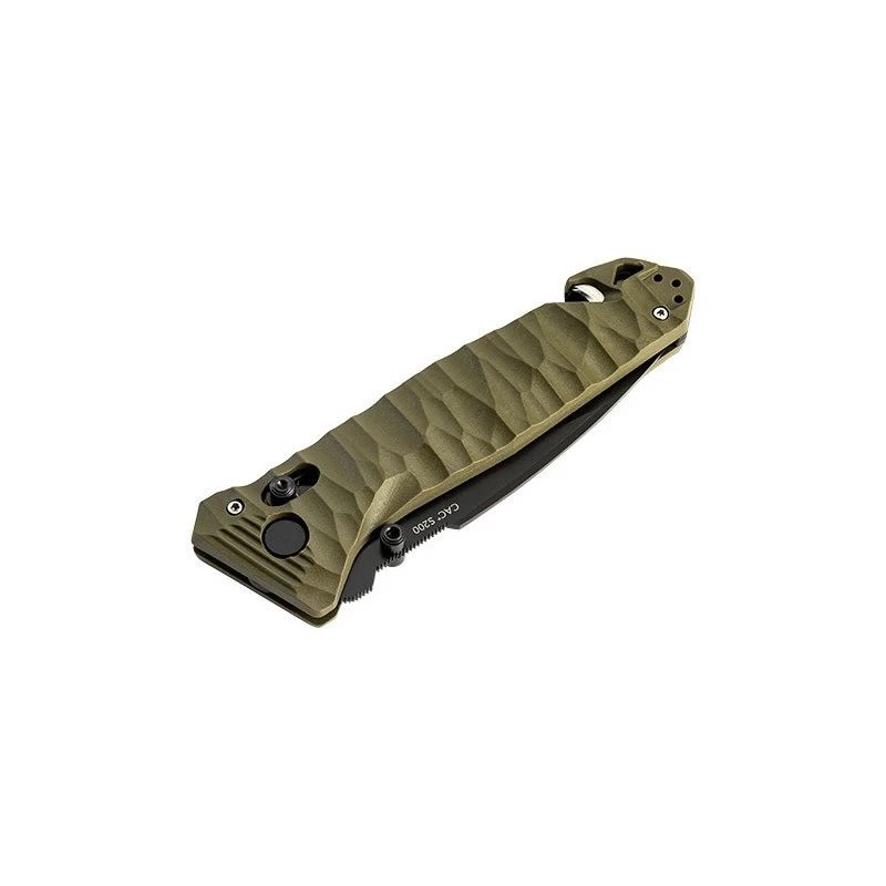 Couteau CAC S200 Kaki Toxifié Mixte TB Outdoor - 3 Fonctions 2 Couteau CAC S200 Kaki Toxifié Mixte TB Outdoor - 3 Fonctions – Image 2