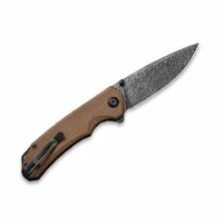 Couteau Civivi Brazen Micarta Brun Damas -Des Couteaux Soldes Magasin couteau civivi brazen micarta brun damas 1