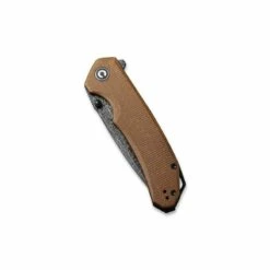 Couteau Civivi Brazen Micarta Brun Damas -Des Couteaux Soldes Magasin couteau civivi brazen micarta brun damas 3