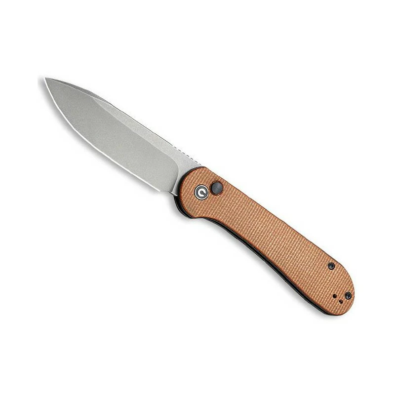 Couteau Civivi Button Lock Elementum Micarta Marron 1 Couteau Civivi Button Lock Elementum Micarta Marron
