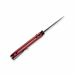 Couteau Civivi Qubit Aluminium Rouge Blackwash -Des Couteaux Soldes Magasin couteau civivi qubit aluminium rouge blackwash 2