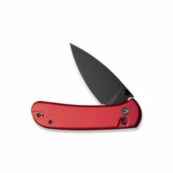 Couteau Civivi Qubit Aluminium Rouge Blackwash -Des Couteaux Soldes Magasin couteau civivi qubit aluminium rouge blackwash 3