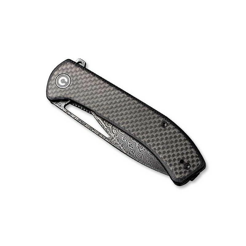 Couteau Civivi Riffle G10 Noir/fibre De Carbone 4 Couteau Civivi Riffle G10 Noir/fibre De Carbone – Image 4