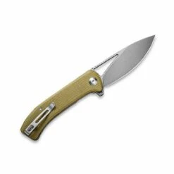 Couteau Civivi Riffle Micarta Vert Olive -Des Couteaux Soldes Magasin couteau civivi riffle micarta vert olive 1
