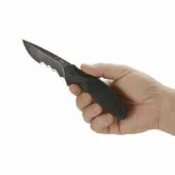 Couteau CRKT Shenanigan Noir à Dents -Des Couteaux Soldes Magasin couteau crkt shenanigan noir a dents 4