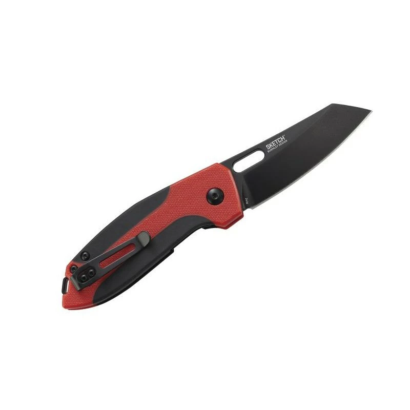 Couteau CRKT Sketch Rouge/noir 2 Couteau CRKT Sketch Rouge/noir – Image 2
