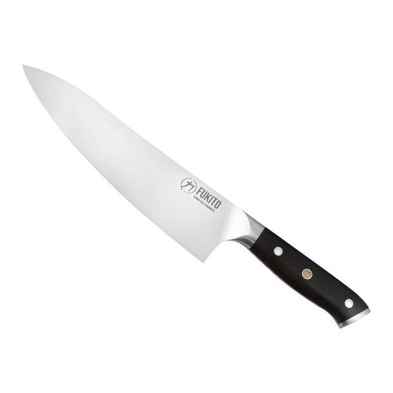 Couteau De Chef Fukito 21cm ébène X50 1 Couteau De Chef Fukito 21cm ébène X50