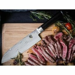 Couteau De Cuisine Kai 25cm Shun Damas Inox -Des Couteaux Soldes Magasin couteau de cuisine kai 25cm shun damas inox 2