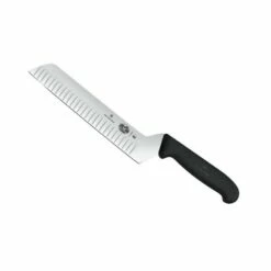 Couteau Fromage/beurre Victorinox Lame Alvéolée 21cm Fibrox Noir