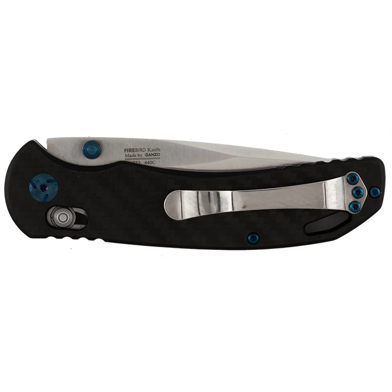 Couteau Ganzo GF7531CF Noir 2 Couteau Ganzo GF7531CF Noir – Image 2