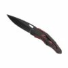 Couteau Herbertz Alu Noir/rouge 12cm Inox - 576212