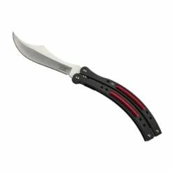 Couteau Herbertz Alu Noir/rouge 14cm Inox