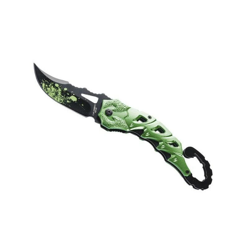 Couteau Herbertz Alu Vert Scorpion 13cm Inox 1 Couteau Herbertz Alu Vert Scorpion 13cm Inox