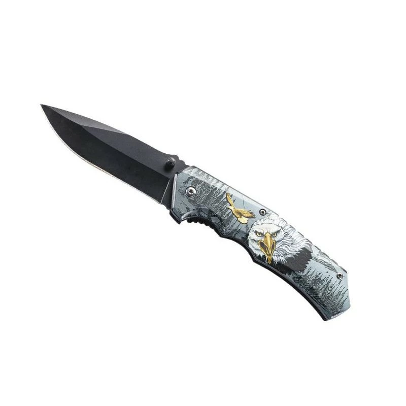 Couteau Herbertz Tout Inox Manche Imprimé Aigle 1 Couteau Herbertz Tout Inox Manche Imprimé Aigle