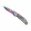 Couteau Herbertz Tout Inox Squelette Arc-en-ciel 12cm