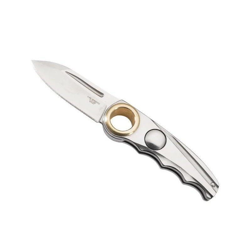 Couteau Herbertz Tout Inox Trou D'axe En Laiton 1 Couteau Herbertz Tout Inox Trou D'axe En Laiton