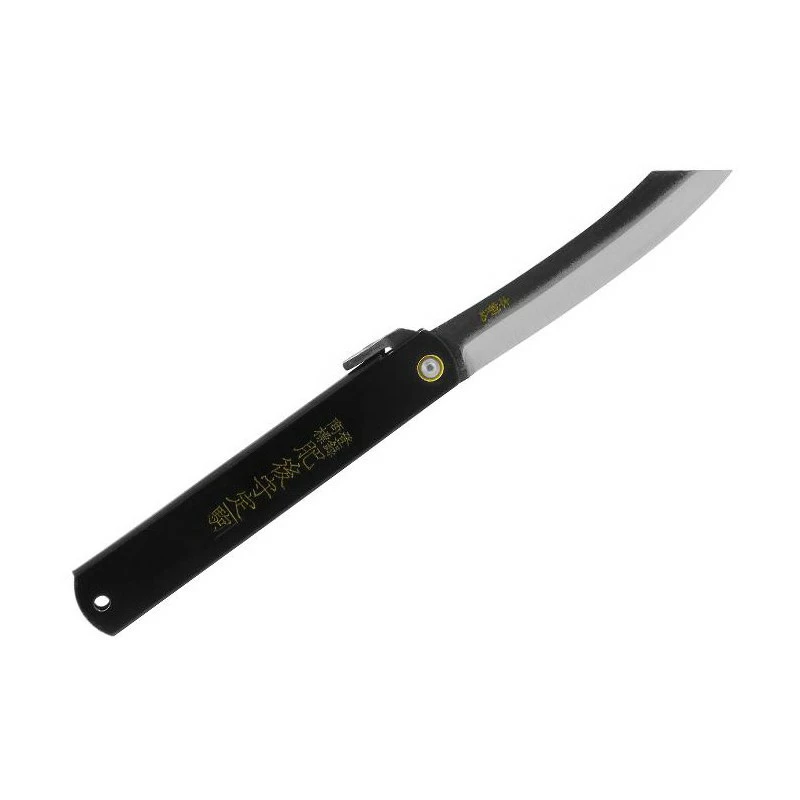 Couteau Higonokami Luxe Noir 12cm Carbone 1 Couteau Higonokami Luxe Noir 12cm Carbone