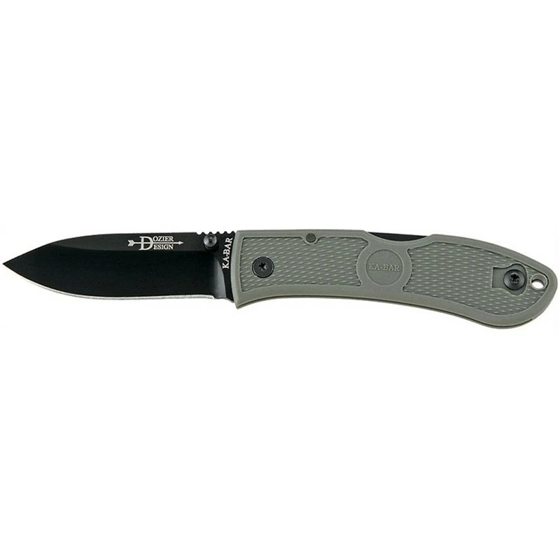 Couteau Ka-Bar Dozier Folding Hunter Foliage Green 1 Couteau Ka-Bar Dozier Folding Hunter Foliage Green