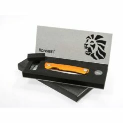 Couteau LionSteel ROK Aluminium Noir -Des Couteaux Soldes Magasin couteau lionsteel rok aluminium noir 2