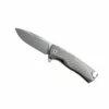 Couteau LionSteel ROK Titanium Gris