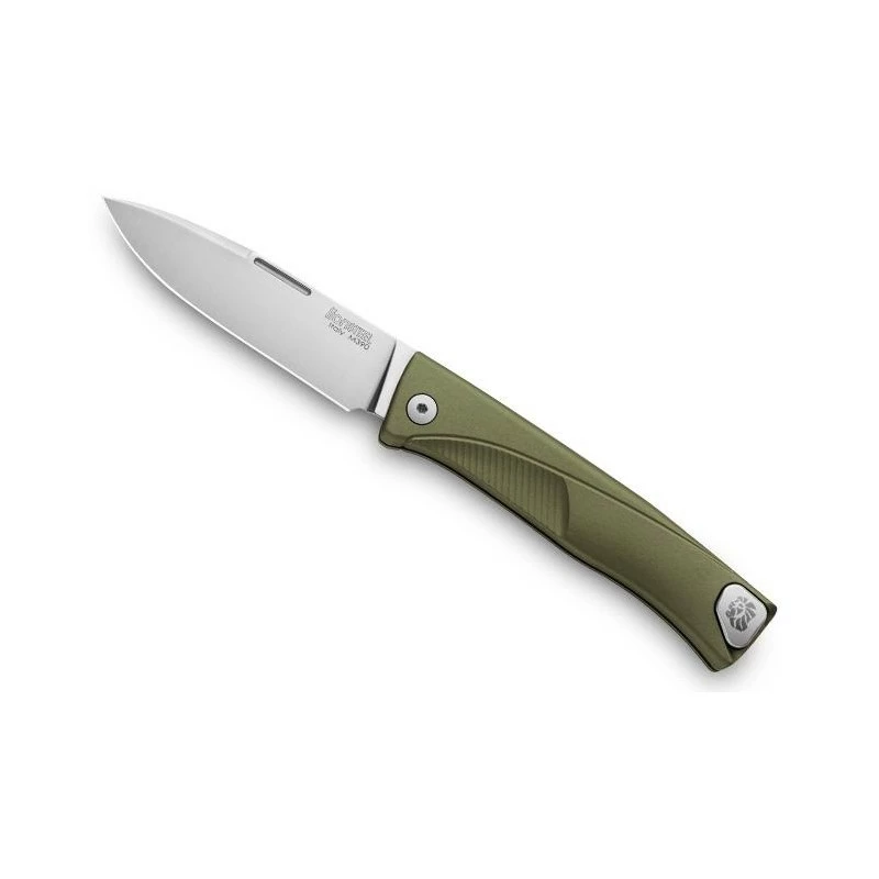 Couteau LionSteel Thrill Aluminium Vert 1 Couteau LionSteel Thrill Aluminium Vert