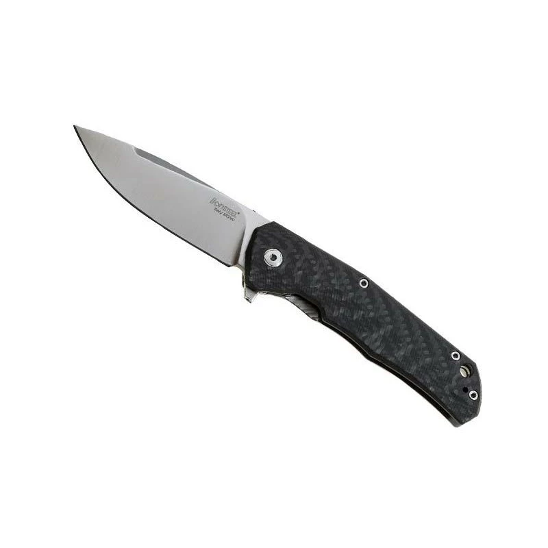 Couteau LionSteel Tre Fibre De Carbone Titanium Gris 1 Couteau LionSteel Tre Fibre De Carbone Titanium Gris
