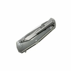 Couteau LionSteel TRE G10 Orange Titanium Gris -Des Couteaux Soldes Magasin couteau lionsteel tre g10 orange titanium gris 1