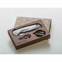 Couteau LionSteel Tre Titanium Bleu -Des Couteaux Soldes Magasin couteau lionsteel tre titanium bleu 2