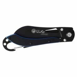 Couteau LUG Marin SP2TBB Black Titanium G10 Bleu/noir -Des Couteaux Soldes Magasin couteau lug marin sp2tbb black titanium g10 bleunoir 1