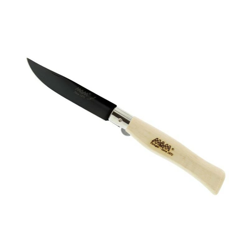 Couteau MAM Lame Pointue Titanium Noir - 737 1 Couteau MAM Lame Pointue Titanium Noir - 737