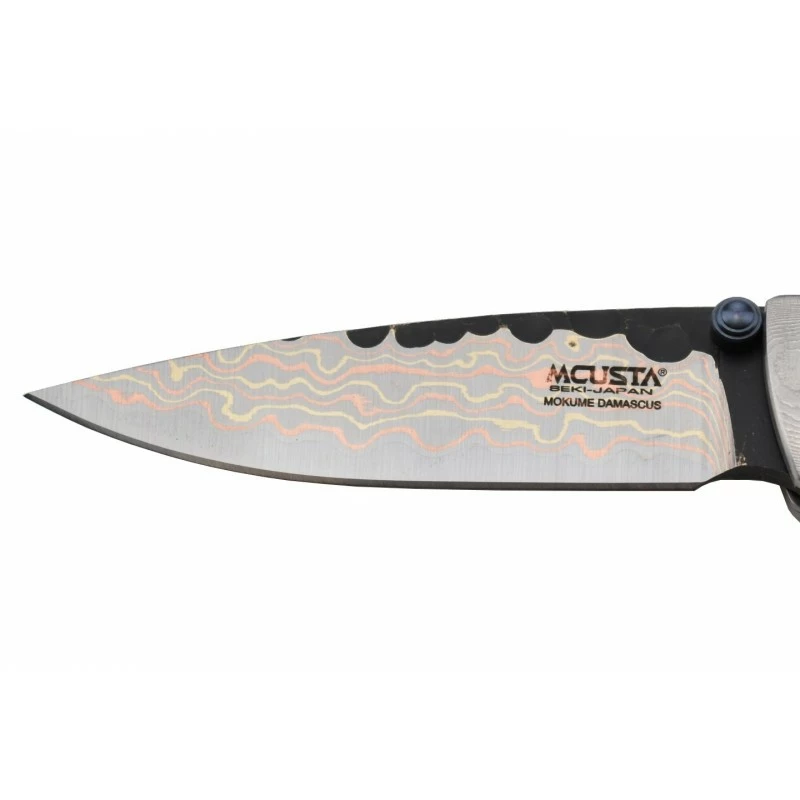 Couteau Mcusta MC33MD Max Knives Mokume Damascus 2 Couteau Mcusta MC33MD Max Knives Mokume Damascus – Image 2