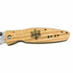 Couteau Mcusta Sengoku MC-182D Damas Pakka Wood Jaune -Des Couteaux Soldes Magasin couteau mcusta sengoku mc 182d damas pakka wood jaune 2
