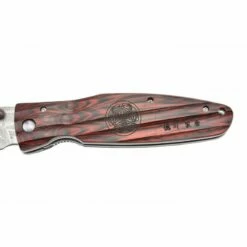 Couteau Mcusta Sengoku MC-183D Damas Pakka Wood Rouge -Des Couteaux Soldes Magasin couteau mcusta sengoku mc 183d damas pakka wood rouge 3
