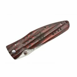 Couteau Mcusta Sengoku MC-183D Damas Pakka Wood Rouge -Des Couteaux Soldes Magasin couteau mcusta sengoku mc 183d damas pakka wood rouge 4