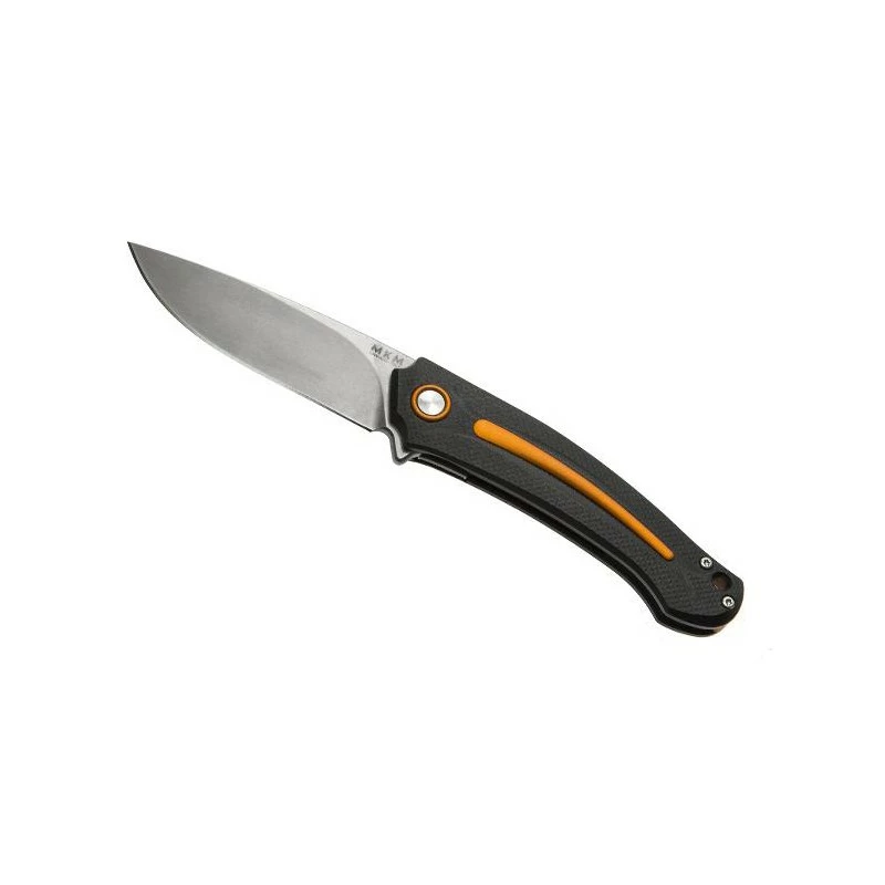 Couteau MKM Arvenis Par Fox Knives G10 Noir Alu Orange 1 Couteau MKM Arvenis Par Fox Knives G10 Noir Alu Orange