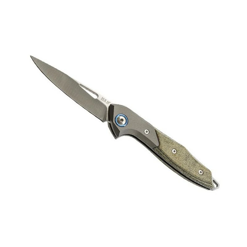 Couteau MKM Cellina Par Mercury Titanium Micarta Vert 1 Couteau MKM Cellina Par Mercury Titanium Micarta Vert