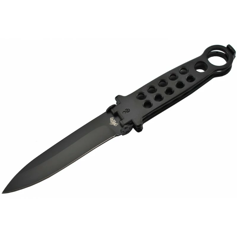 Couteau Papillon à Ouverture Latérale En Acier Noir - Mtech 1 Couteau Papillon à Ouverture Latérale En Acier Noir - Mtech