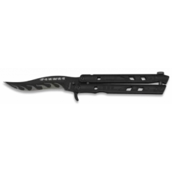 Couteau Papillon Albainox Flamas Noir