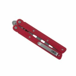 Couteau Papillon Black Fox Training Rouge -Des Couteaux Soldes Magasin couteau papillon black fox training rouge 1