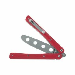 Couteau Papillon Black Fox Training Rouge -Des Couteaux Soldes Magasin couteau papillon black fox training rouge 2