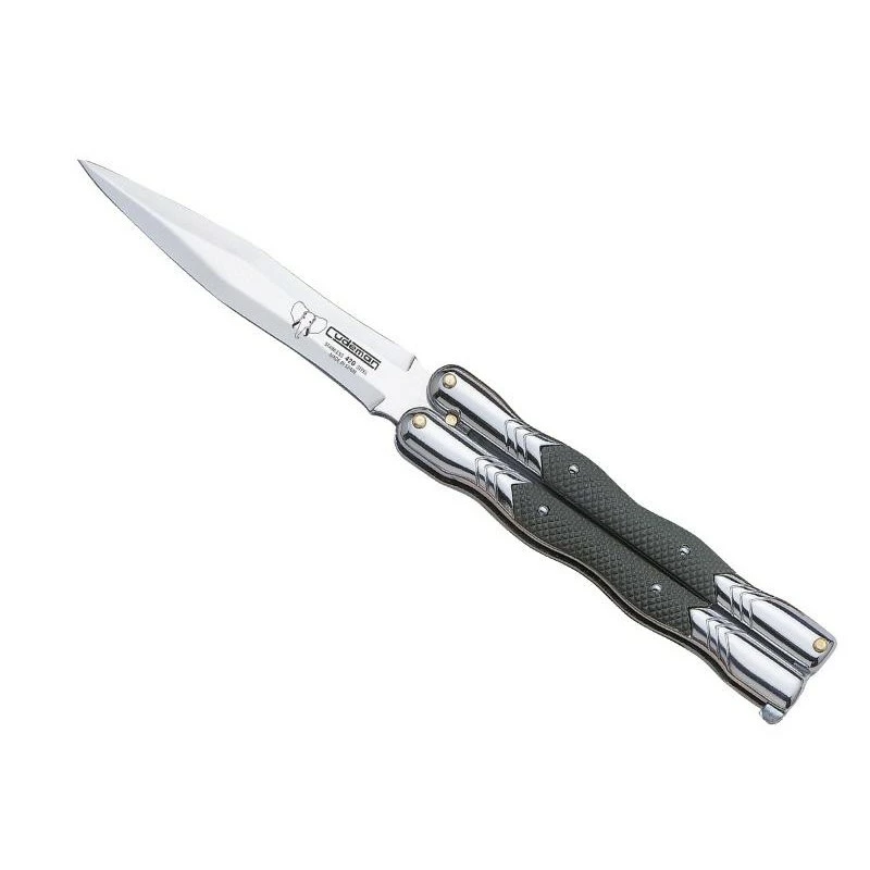 Couteau Papillon Cudeman ABS Vert 1 Couteau Papillon Cudeman ABS Vert