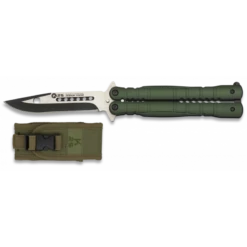 Couteau Papillon K25 Vert Lame 103mm 02130