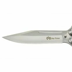 Couteau Papillon Max Knives P35S En Acier Finition Silver -Des Couteaux Soldes Magasin couteau papillon max knives p35s en acier finition silver 1